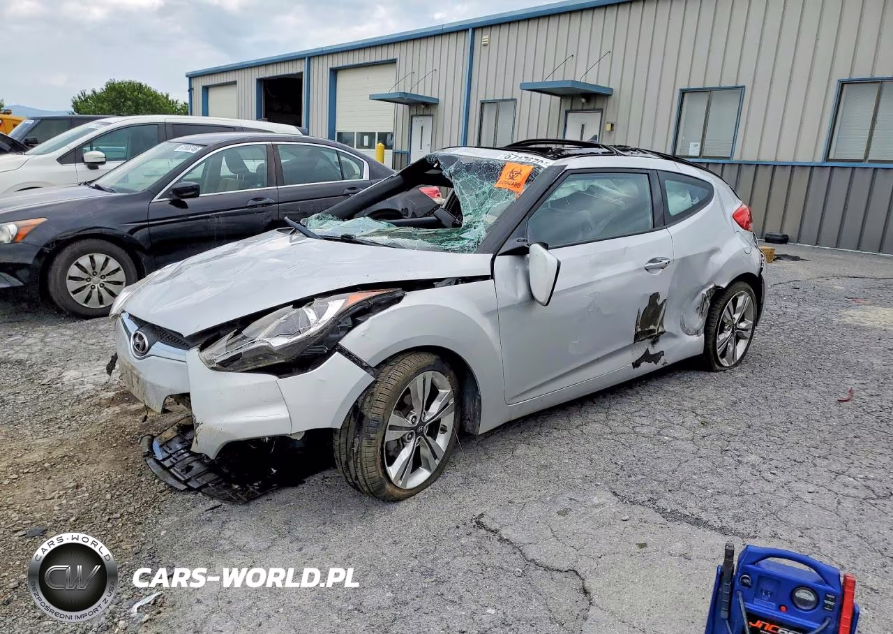 2017 Hyundai Veloster Value Edition VIN:KMHTC6AD8HU324242 - 1