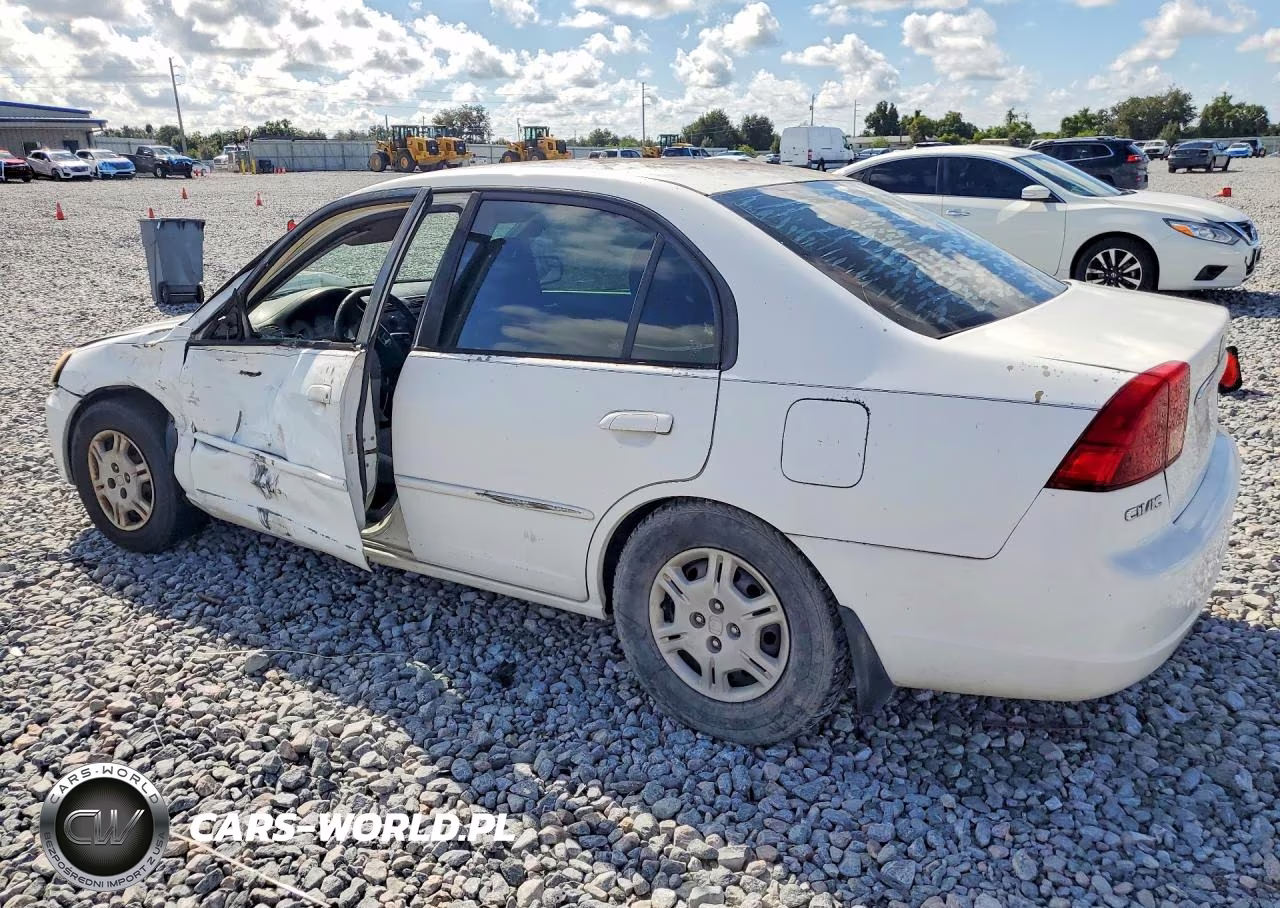 2002 Honda Civic Lx VIN:2HGES16522H585849 - 2