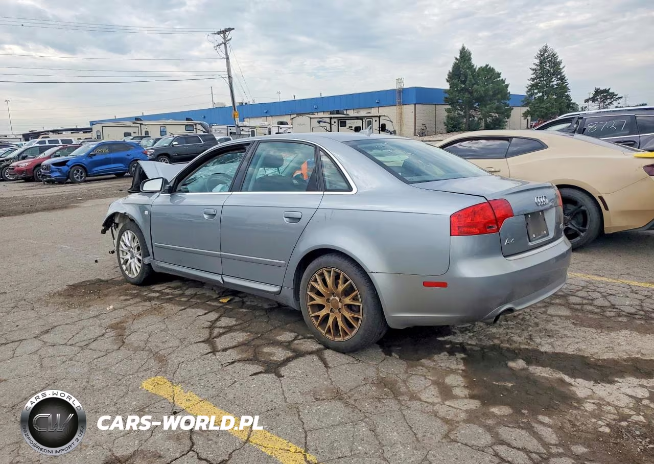 2008 Audi A4 2.0T Quattro VIN:WAUDF78E18A167298 - 2