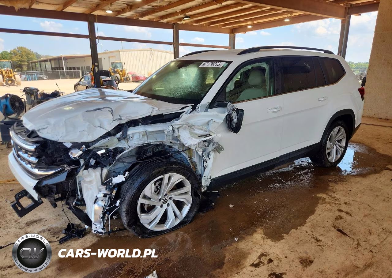 2021 Volkswagen Atlas Se VIN:1V2WP2CA4MC555719 - 1