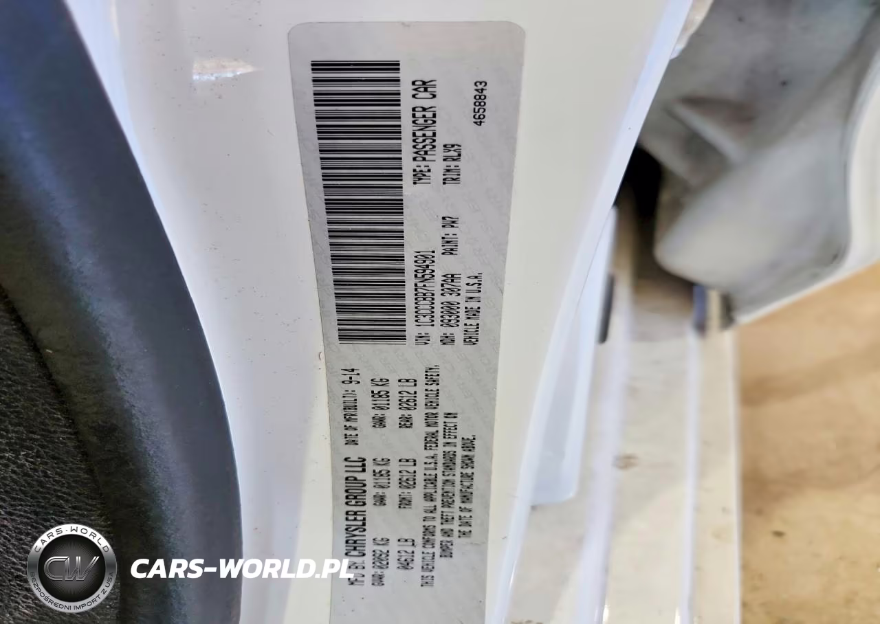 2015 Chrysler 200 S VIN:1C3CCCBB7FN594901 - 12