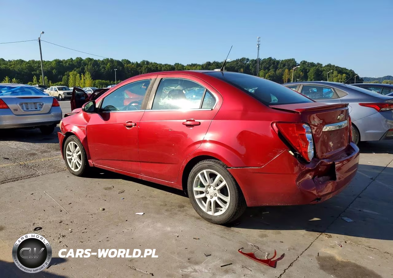 2013 Chevrolet Sonic Lt VIN:1G1JC5SH3D4164605 - 2