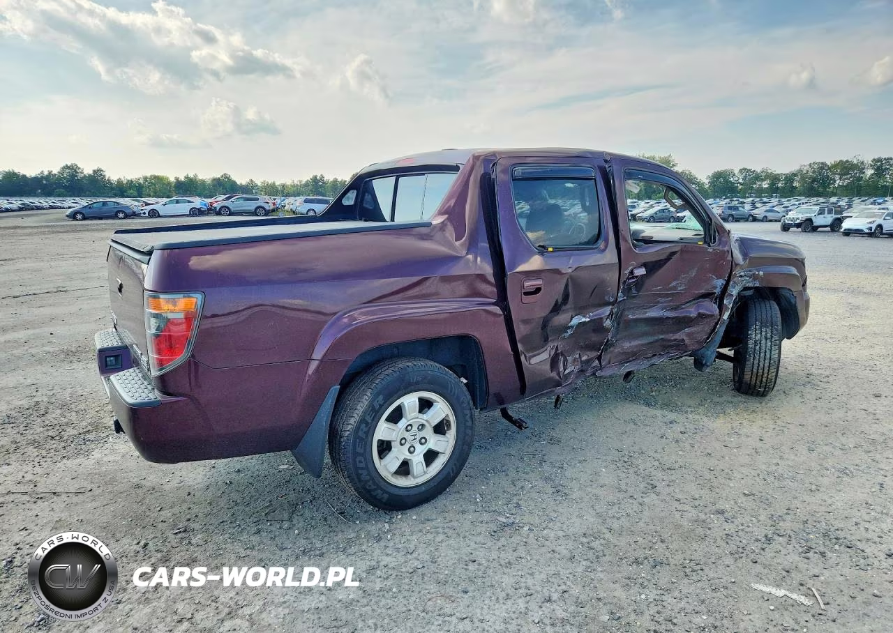 2008 Honda Ridgeline Rtl VIN:2HJYK16528H508673 - 3