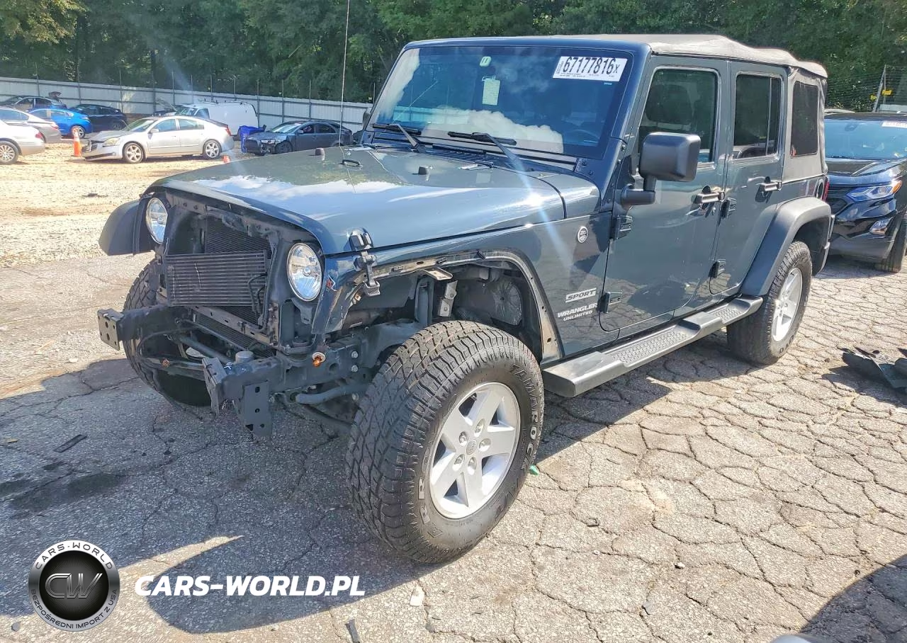 2017 Jeep Wrangler Unlimited Sport VIN:1C4BJWDG5HL669228 - 1