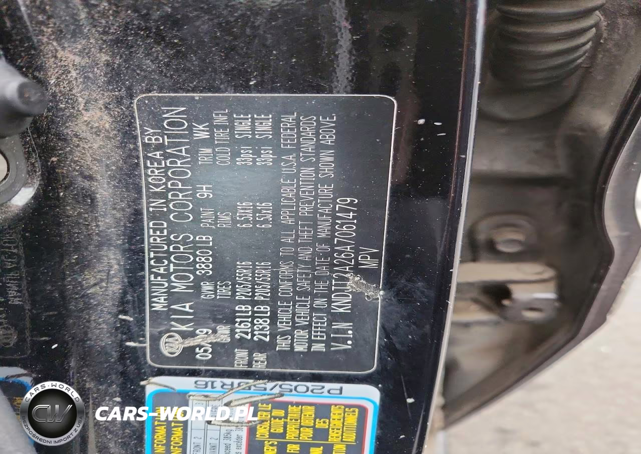 2010 Kia Soul + VIN:KNDJT2A26A7061479 - 12