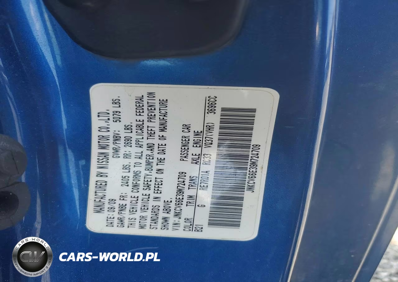 2009 Infiniti G37 Convertible Base VIN:JNKCV66E39M724709 - 12