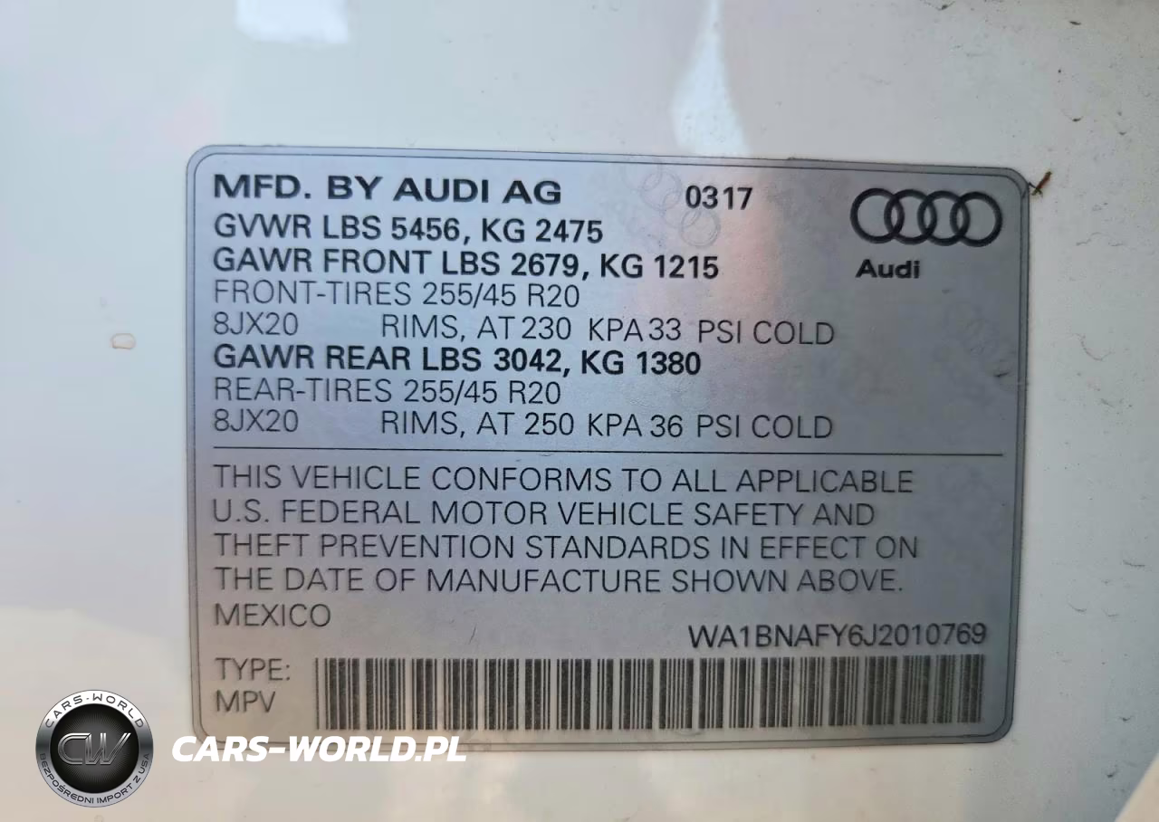 2018 Audi Q5 Premium Plus VIN:WA1BNAFY6J2010769 - 12