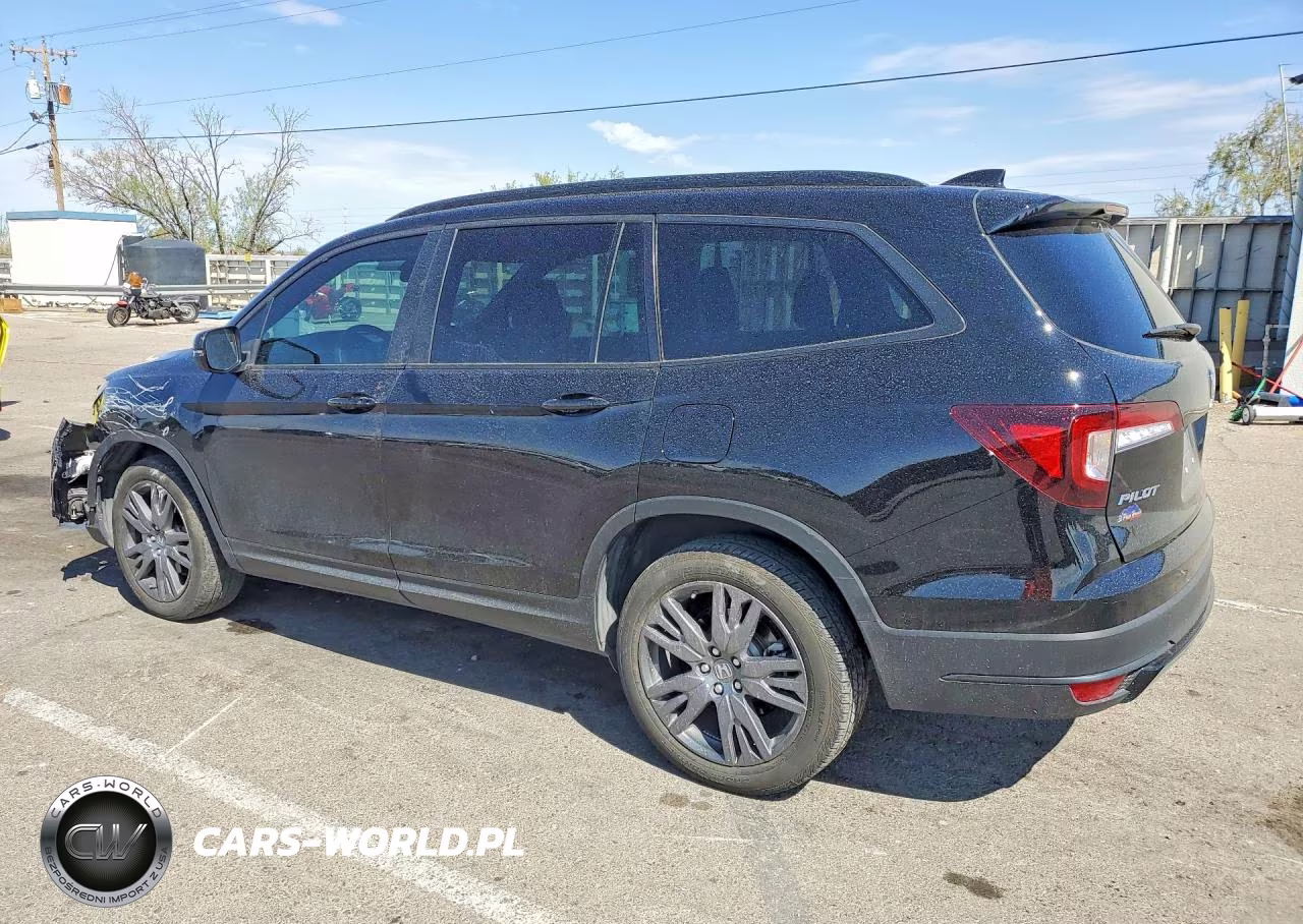 2022 Honda Pilot Sport VIN:5FNYF6H33NB090806 - 2