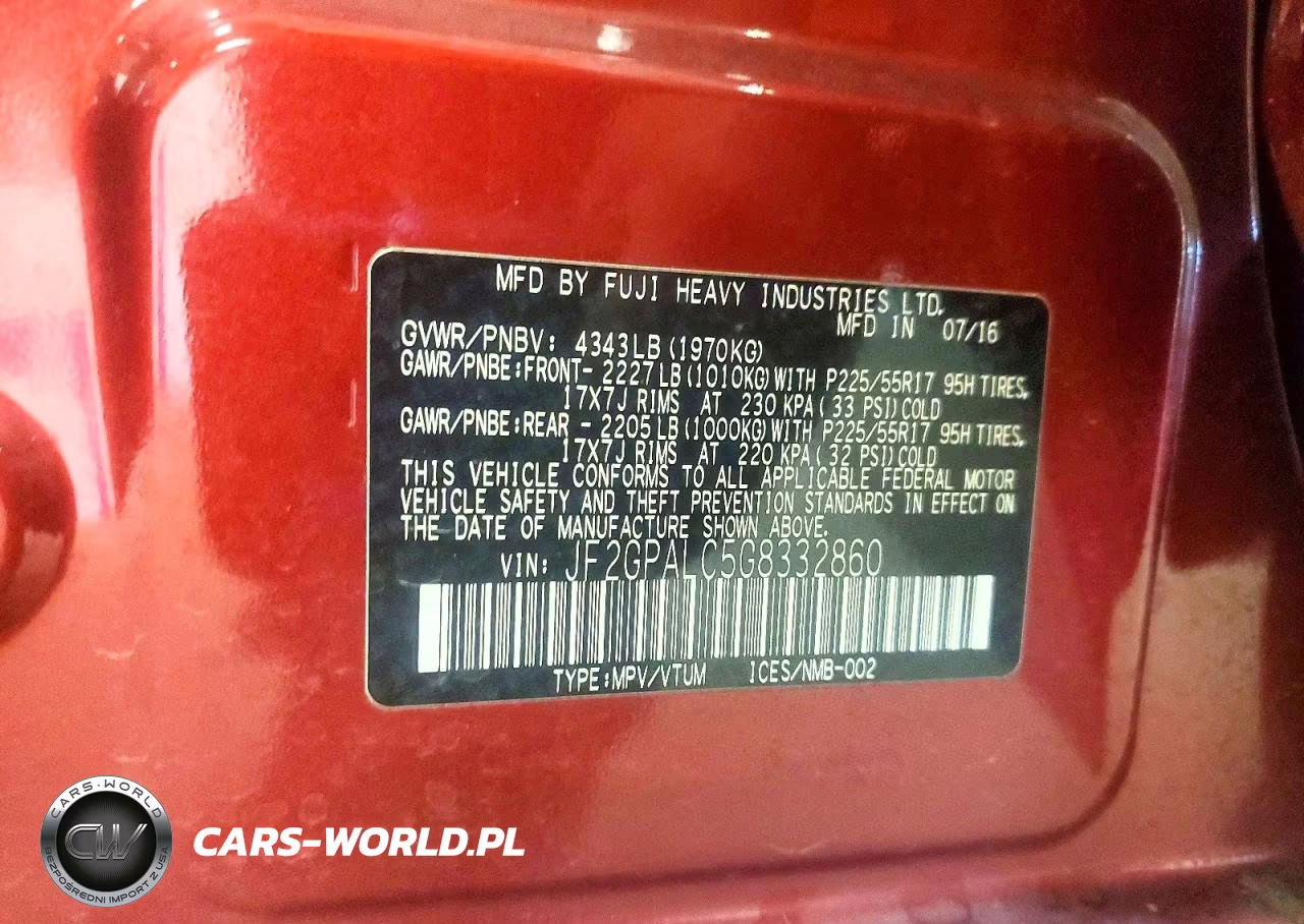 2016 Subaru Crosstrek Limited VIN:JF2GPALC5G8332860 - 14