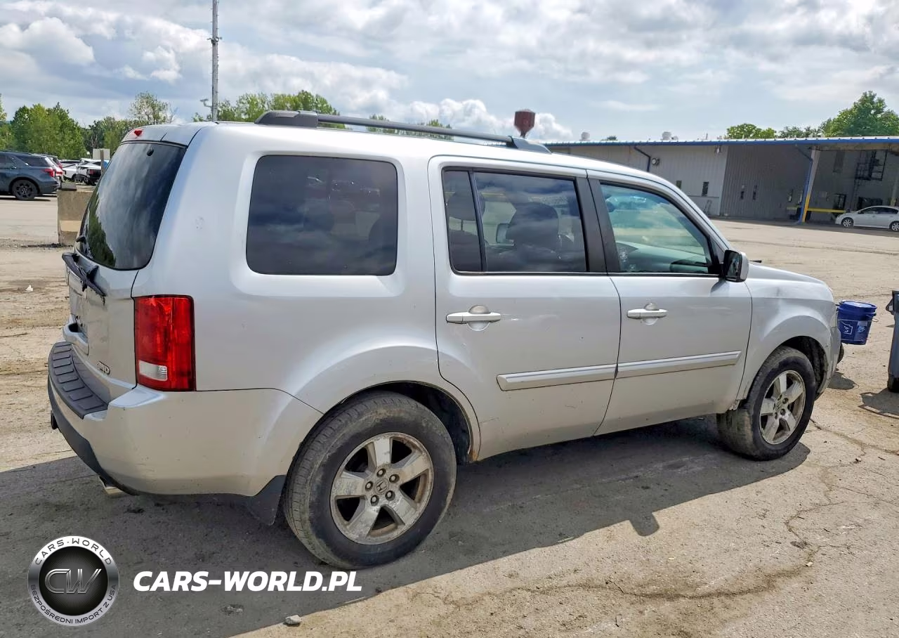 2010 Honda Pilot Exl VIN:5FNYF4H56AB016912 - 3