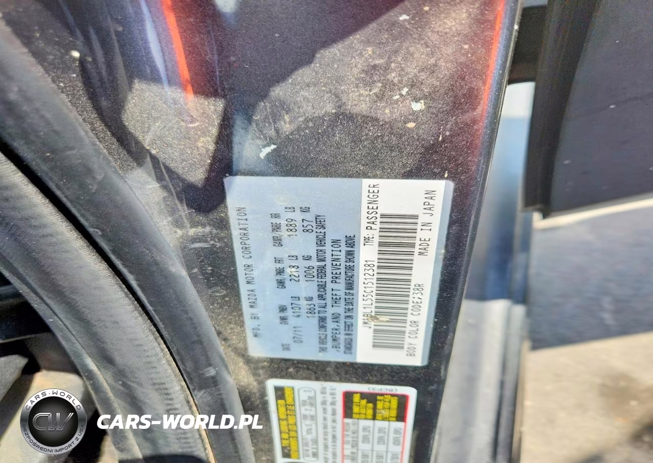 2012 Mazda Mazda3 S Touring VIN:JM1BL1L55C1512381 - 12