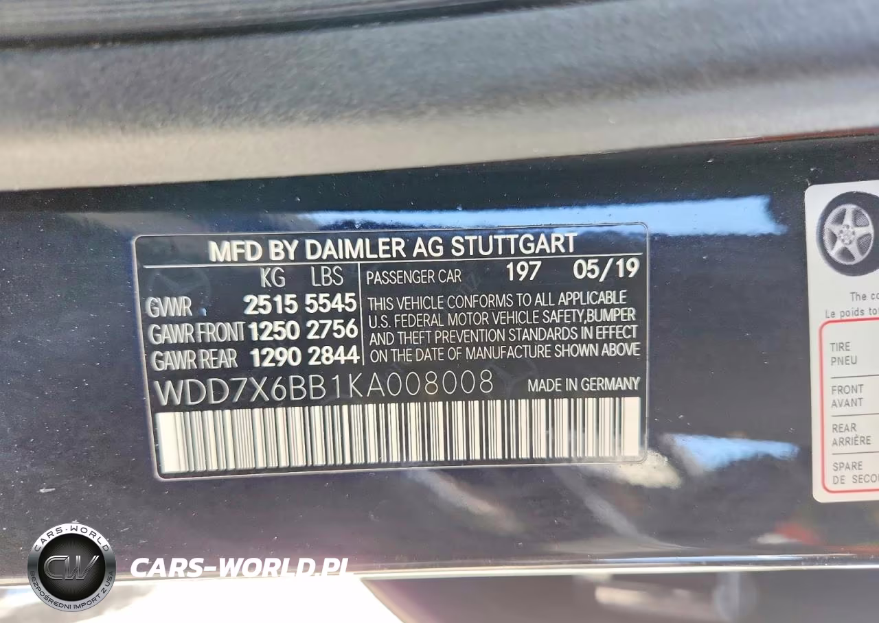 2019 Mercedes-Benz Amg Gt 53 VIN:WDD7X6BB1KA008008 - 13