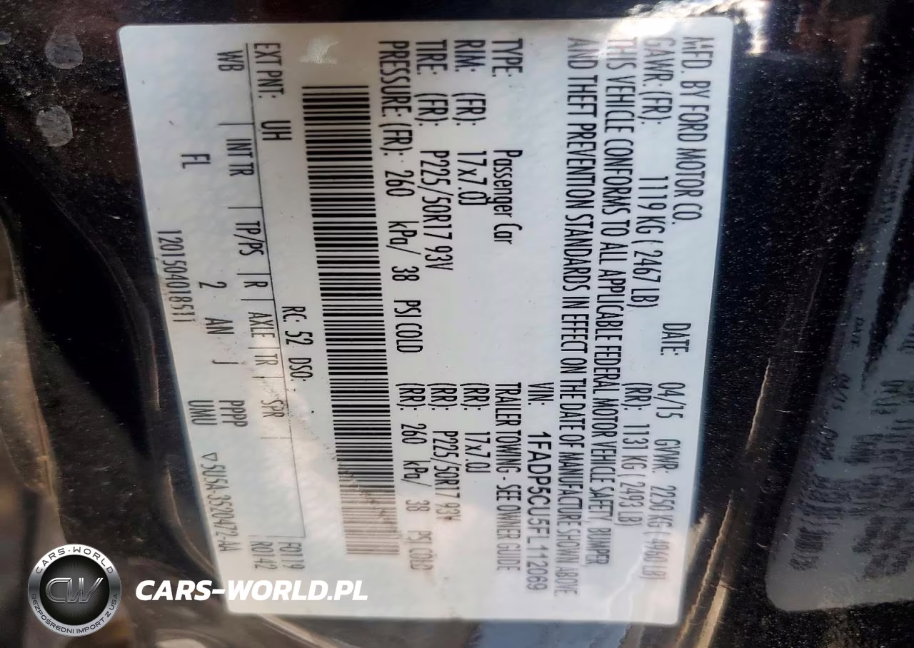 2015 Ford C-Max Premium Sel VIN:1FADP5CU5FL112069 - 12