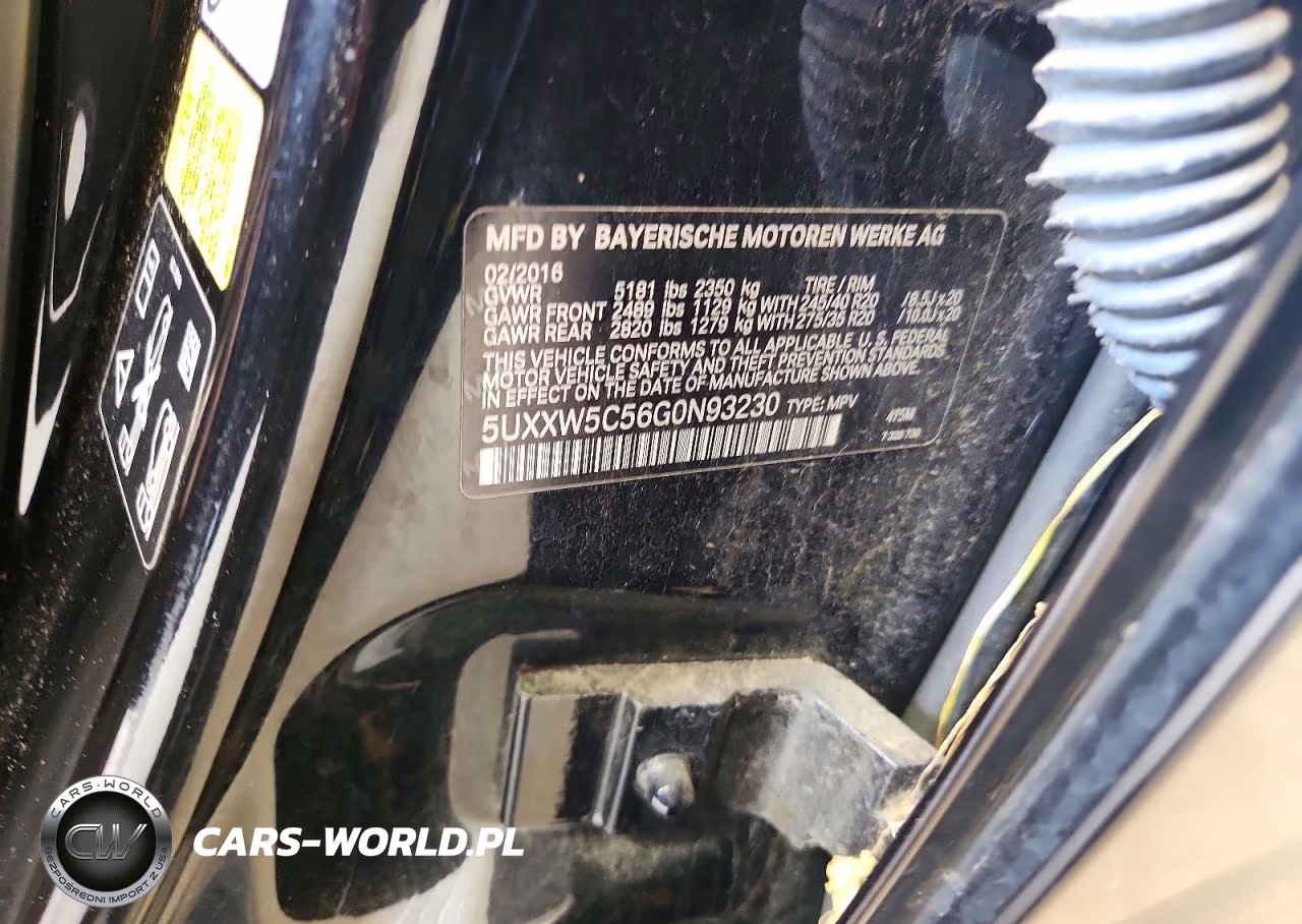 2016 BMW X4 xDrive35I VIN:5UXXW5C56G0N93230 - 13