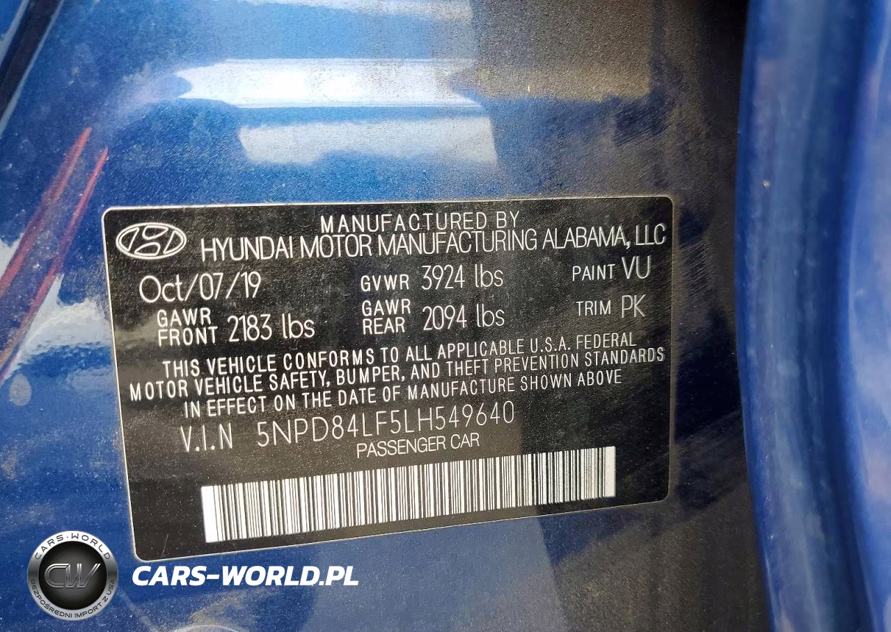 2020 Hyundai Elantra Sel VIN:5NPD84LF5LH549640 - 12