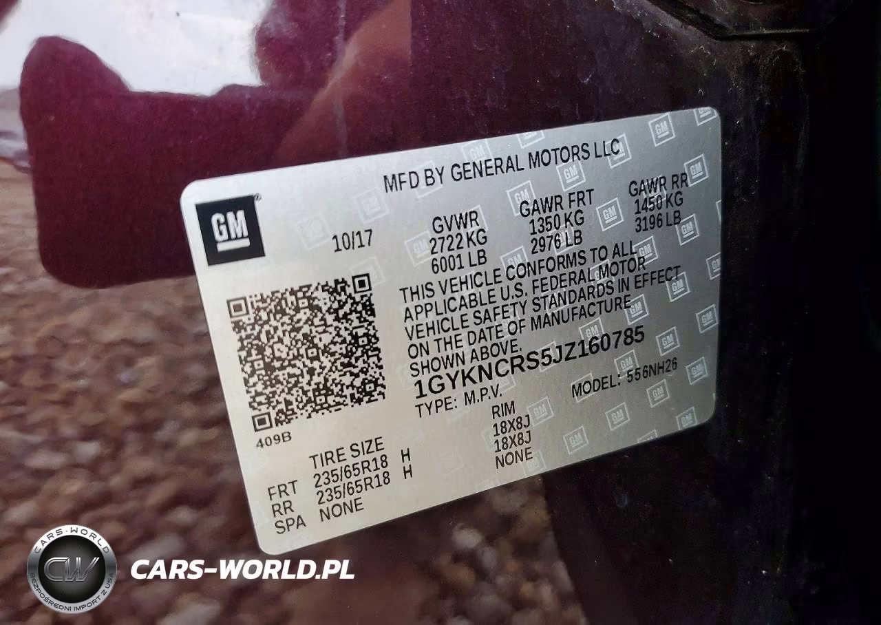 2018 Cadillac Xt5 Luxury VIN:1GYKNCRS5JZ160785 - 13