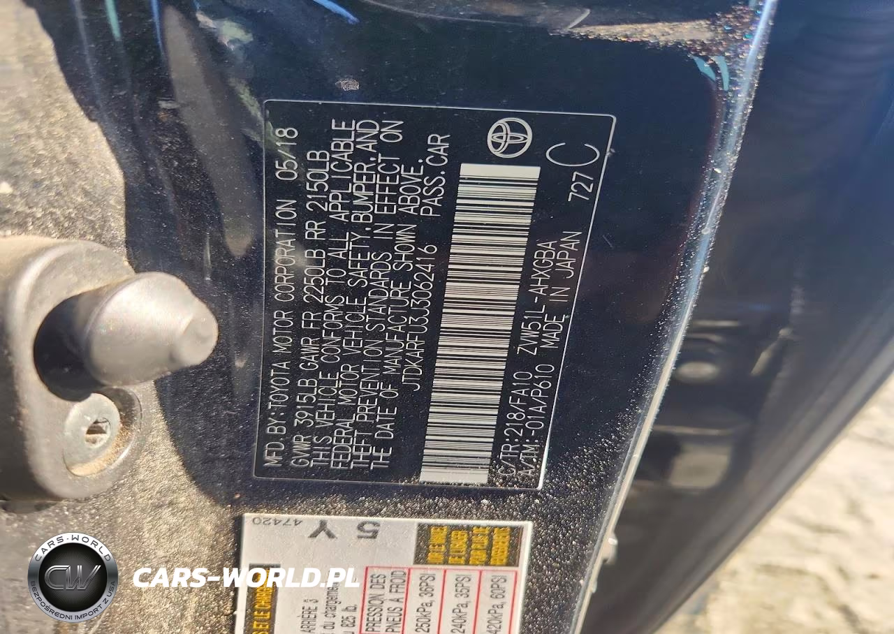 2018 Toyota Prius Three VIN:JTDKARFU3J3062416 - 12