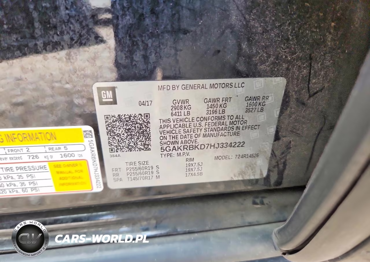 2017 Buick Enclave VIN:5GAKRBKD7HJ334222 - 13