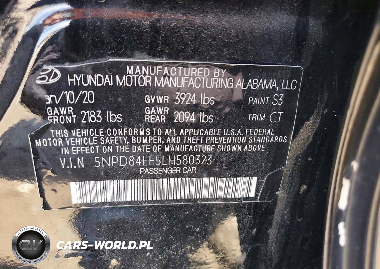 2020 Hyundai Elantra Sel VIN:5NPD84LF5LH580323 - 12
