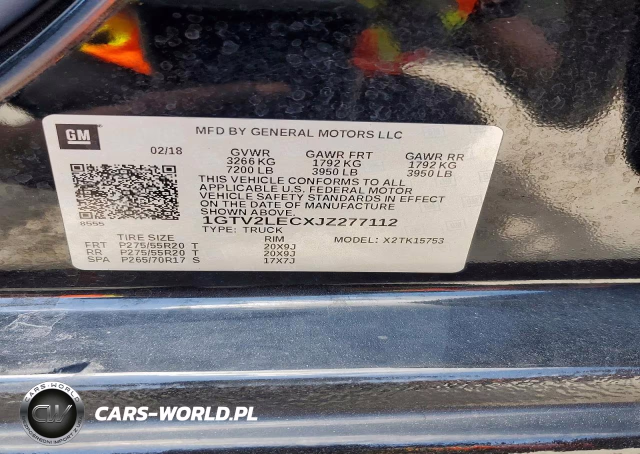 2018 GMC Sierra K1500 VIN:1GTV2LECXJZ277112 - 12