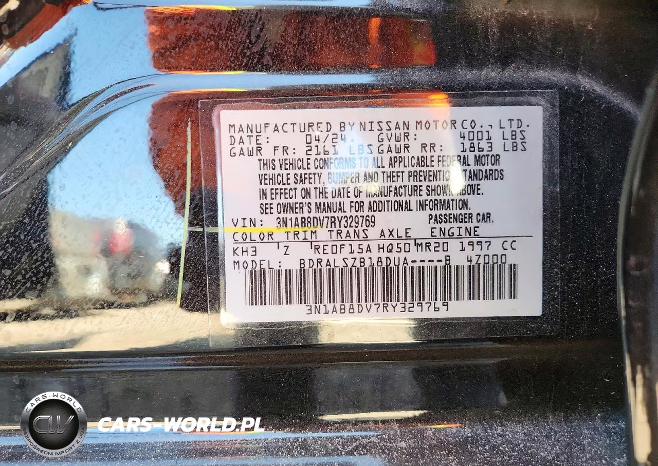2024 Nissan Sentra Sr VIN:3N1AB8DV7RY329769 - 13