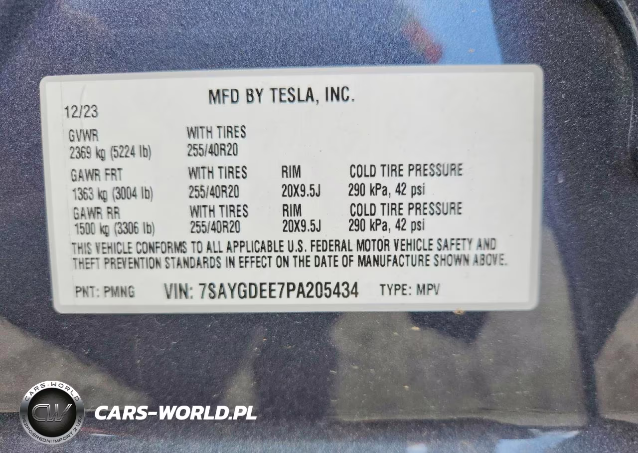 2023 Tesla Model Y VIN:7SAYGDEE7PA205434 - 13