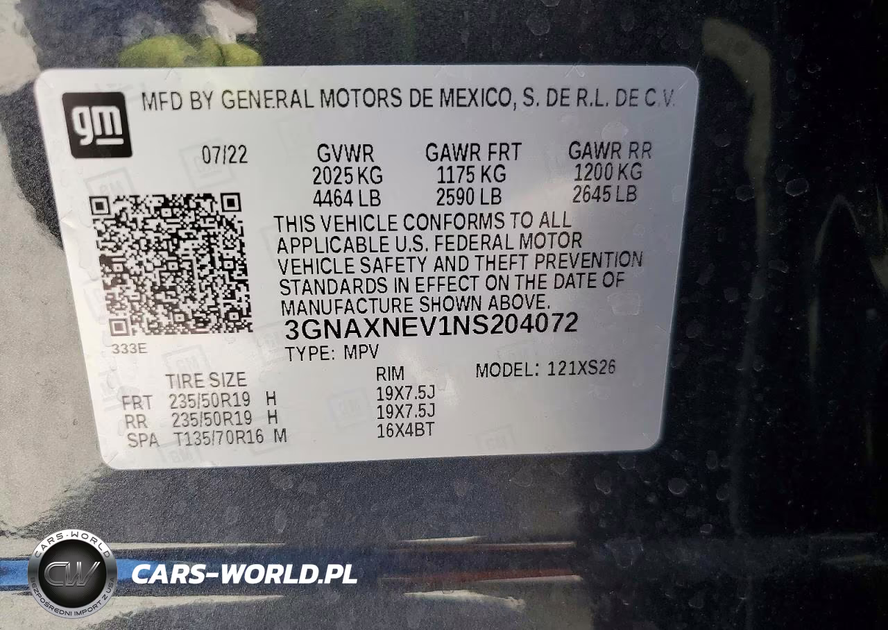 2022 Chevrolet Equinox Premier VIN:3GNAXNEV1NS204072 - 14