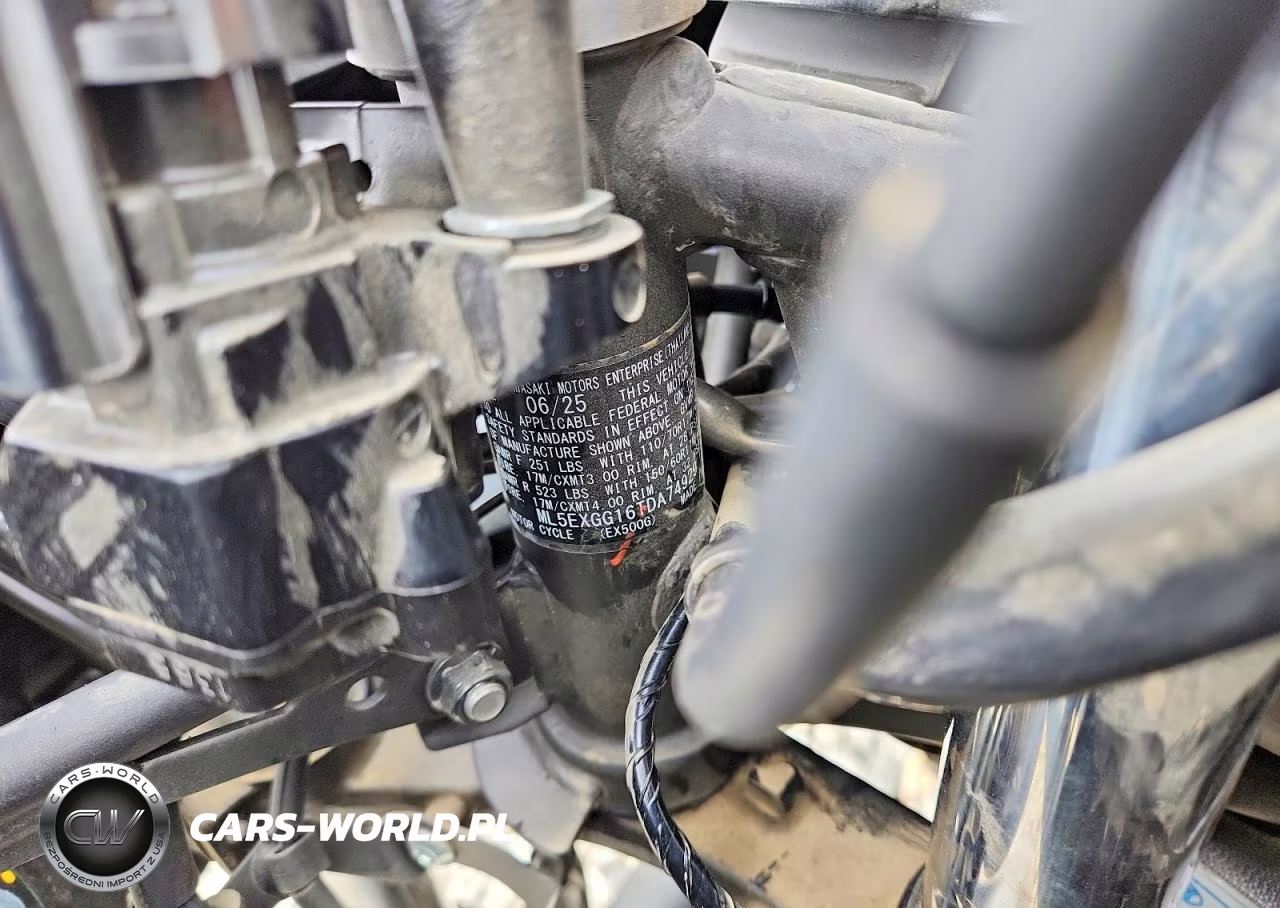 2026 Kawasaki Ex500 VIN:ML5EXGG16TDA74929 - 9