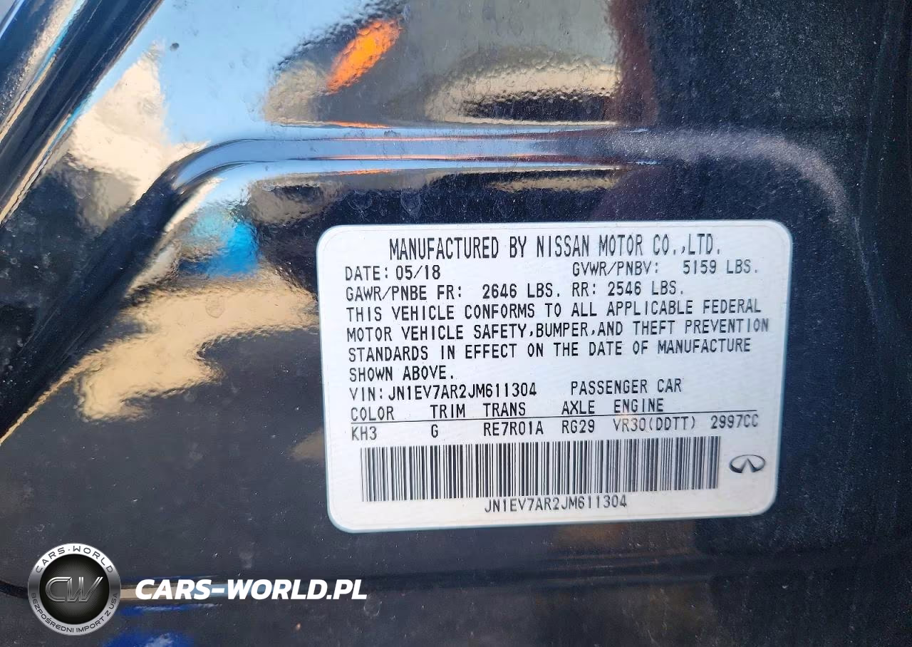 2018 Infiniti Q50 3.0T Luxe VIN:JN1EV7AR2JM611304 - 12