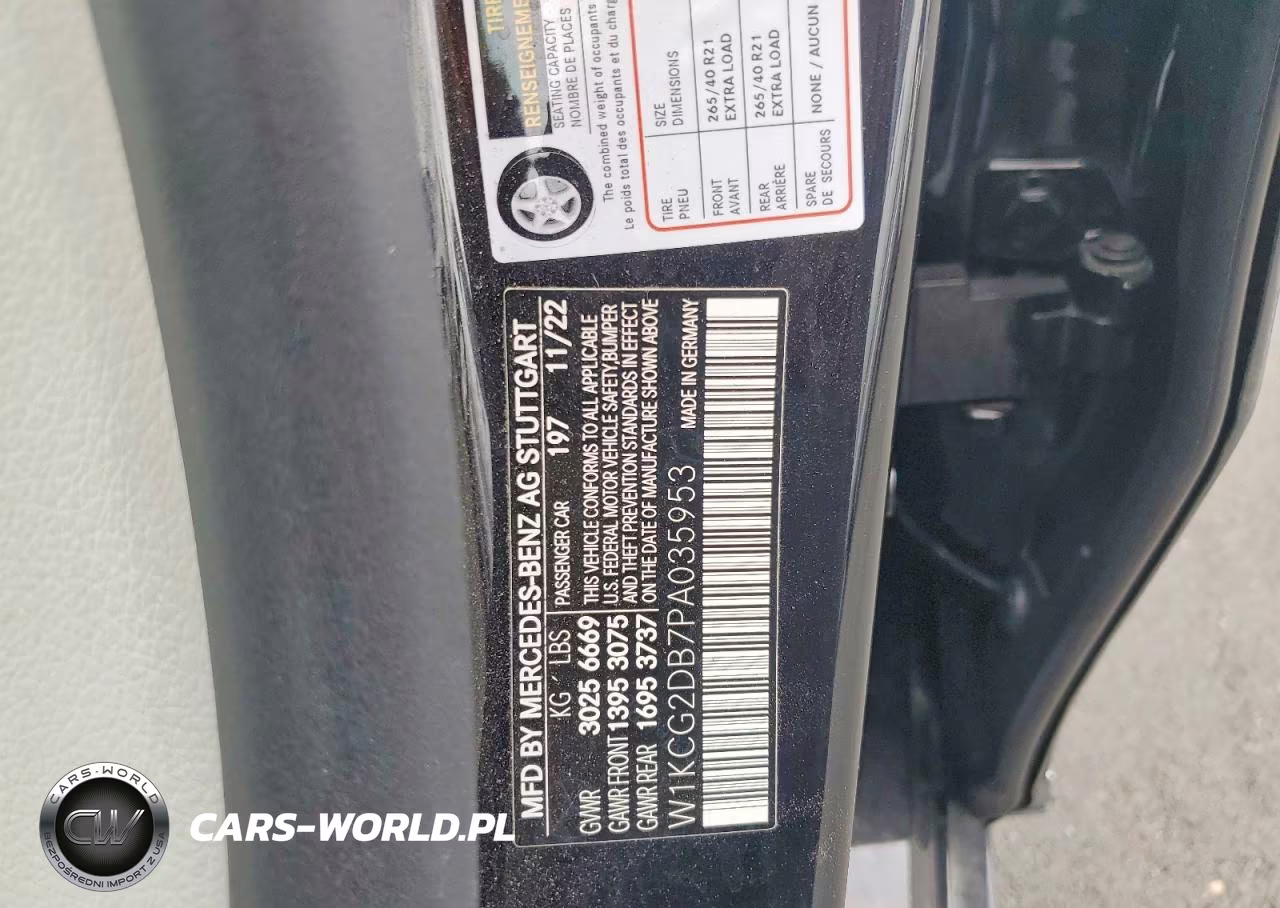 2023 Mercedes-Benz Eqs Sedan 450+ VIN:W1KCG2DB7PA035953 - 12