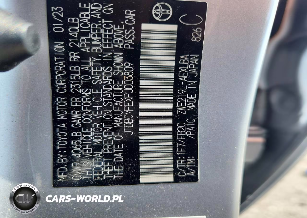 2023 Toyota Corolla Hybrid Le VIN:JTDBCMFEXPJ003809 - 12