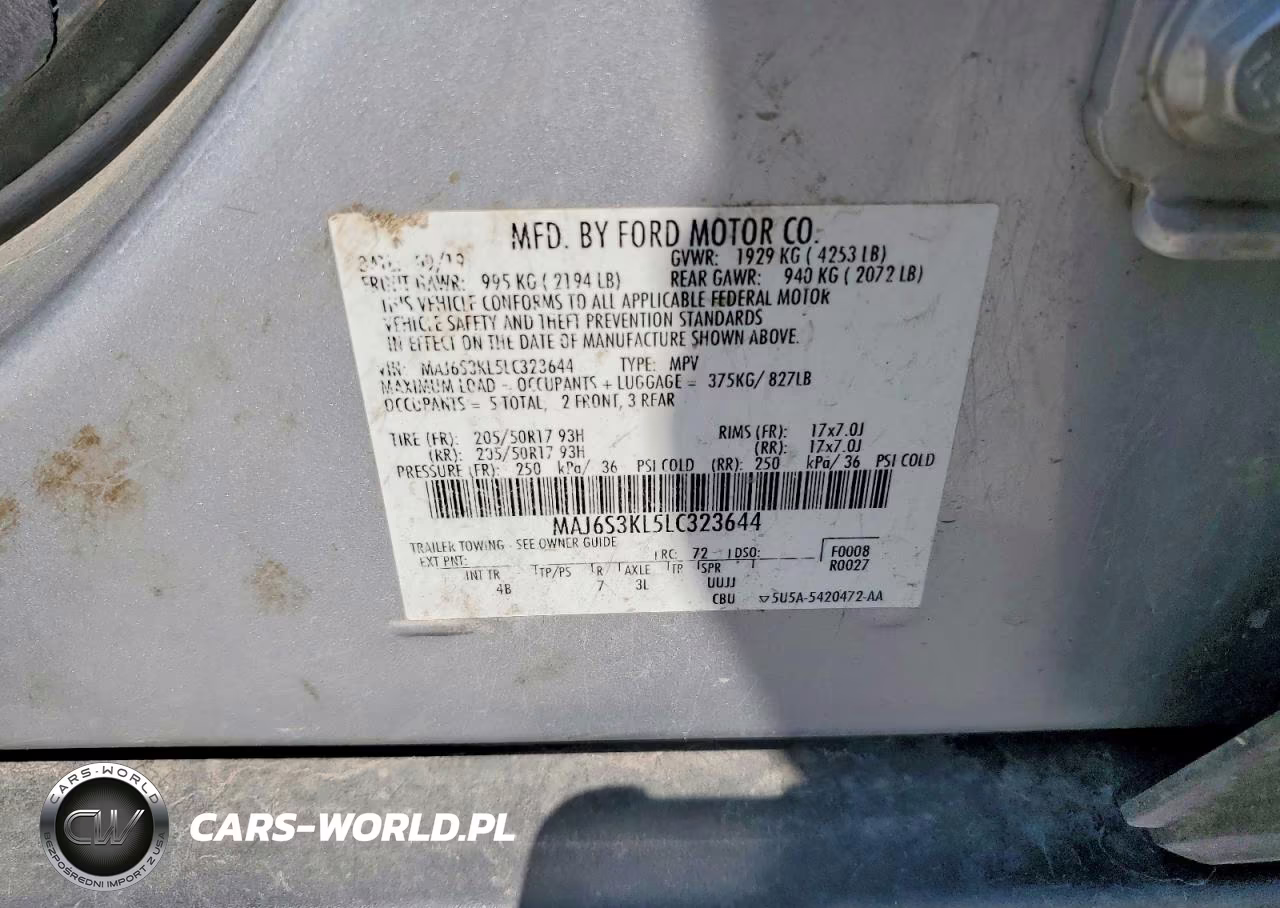 2020 Ford Ecosport Titanium VIN:MAJ6S3KL5LC323644 - 13