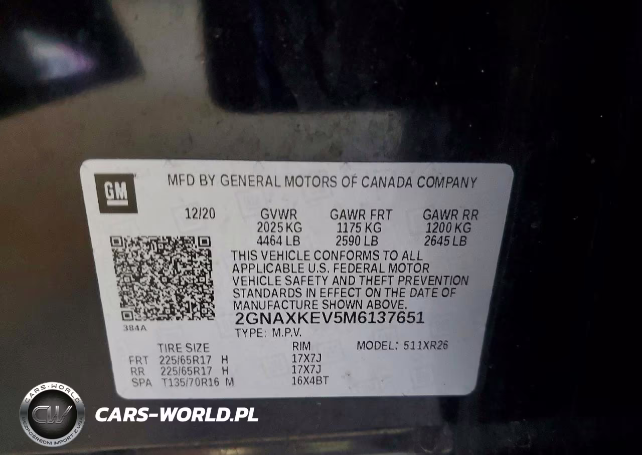 2021 Chevrolet Equinox Lt VIN:2GNAXKEV5M6137651 - 13