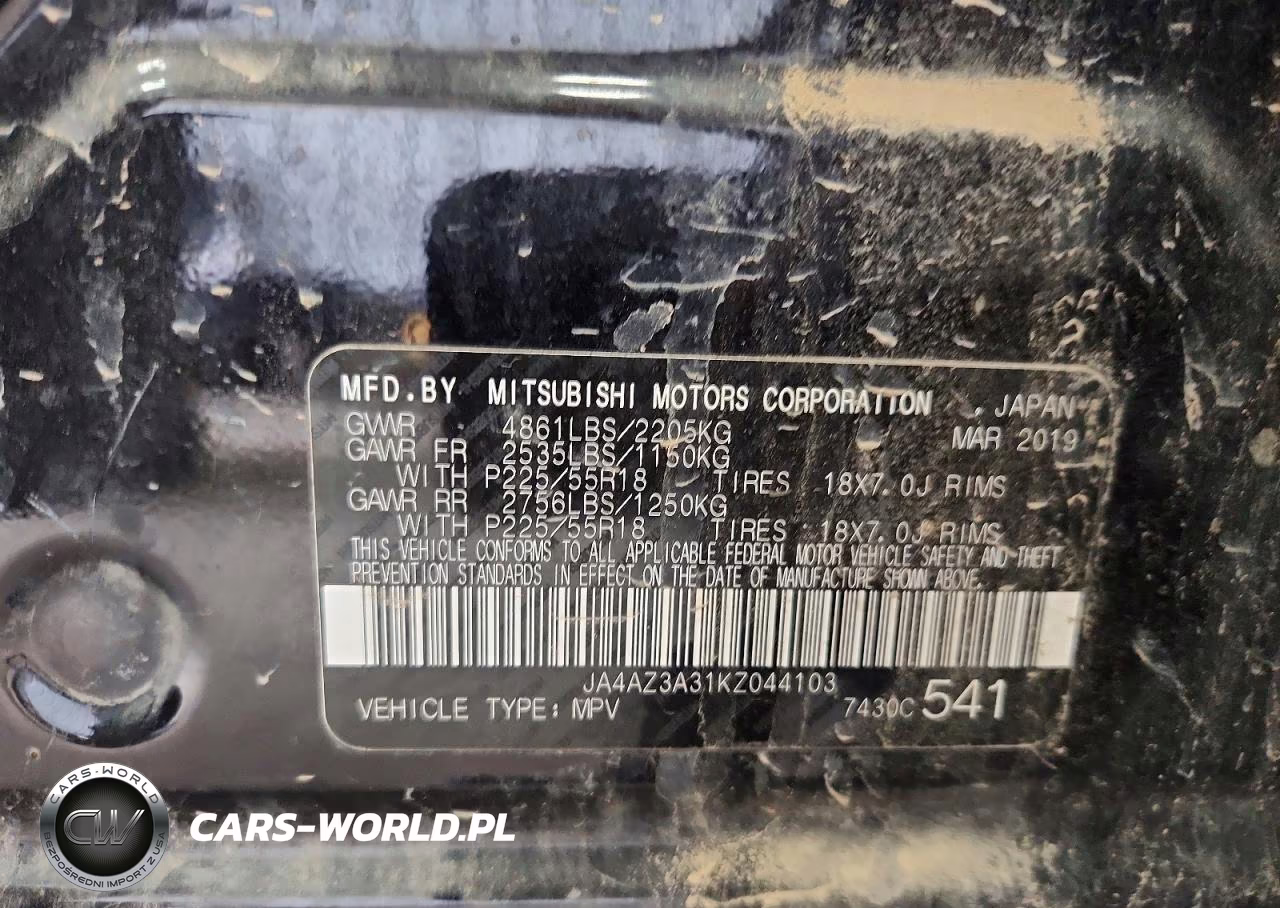2019 Mitsubishi Outlander Se VIN:JA4AZ3A31KZ044103 - 13