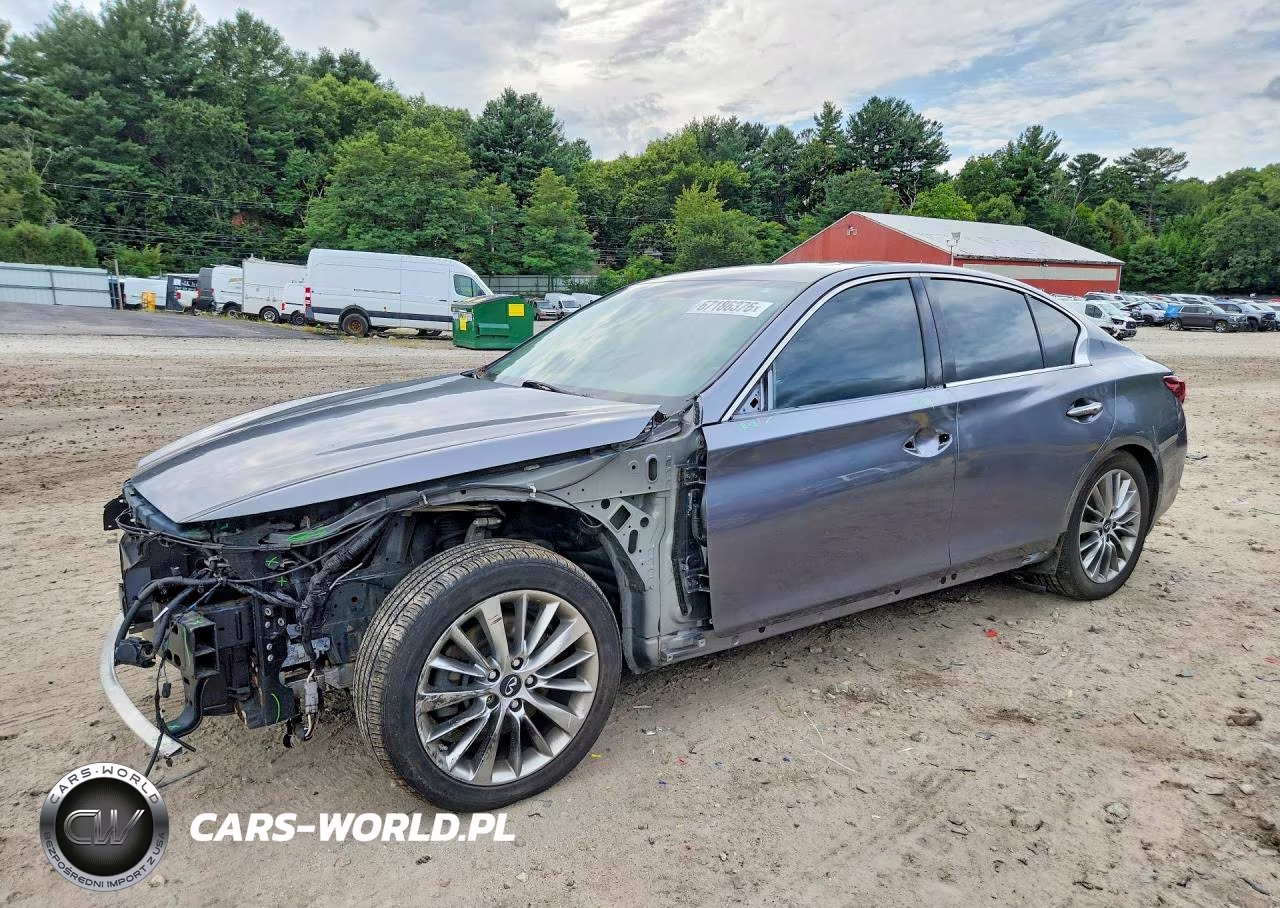 2019 Infiniti Q50 3.0T Luxe VIN:JN1EV7ARXKM552228 - 1