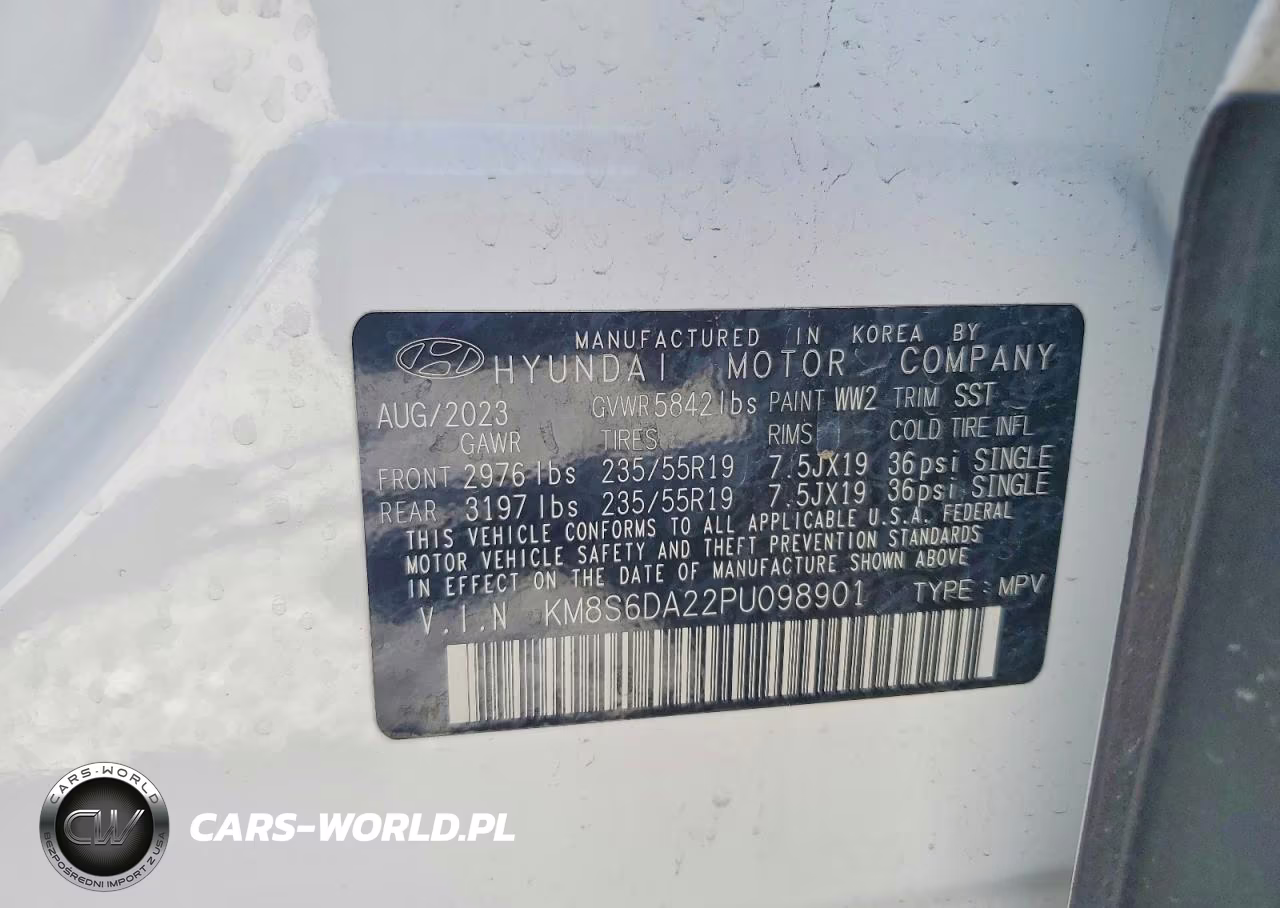 2023 Hyundai Santa Fe Sel VIN:KM8S6DA22PU098901 - 14