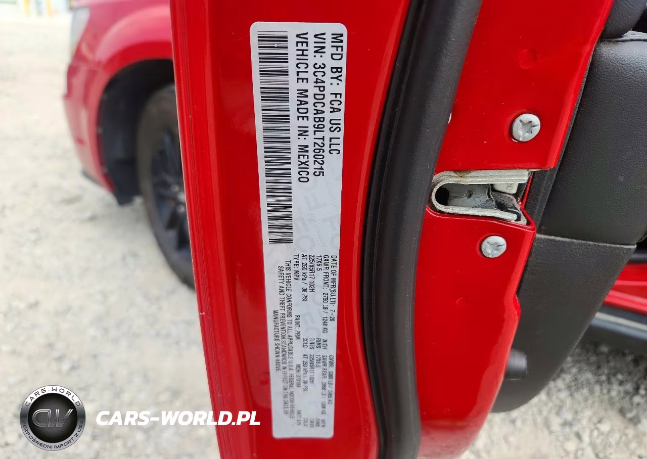 2020 Dodge Journey Se VIN:3C4PDCAB9LT260215 - 12