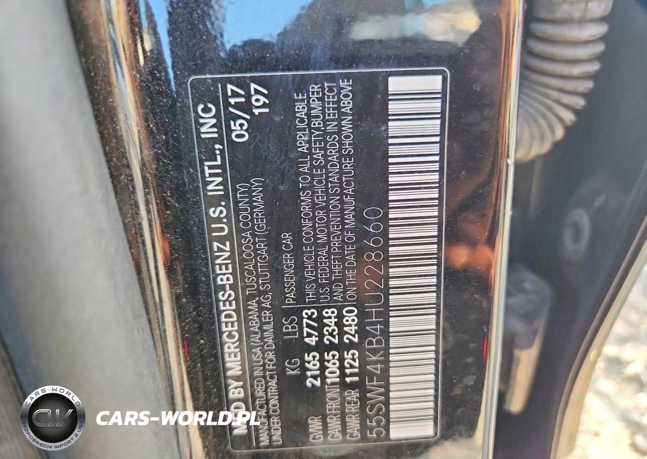 2017 Mercedes-Benz C 300 4Matic VIN:55SWF4KB4HU228660 - 12