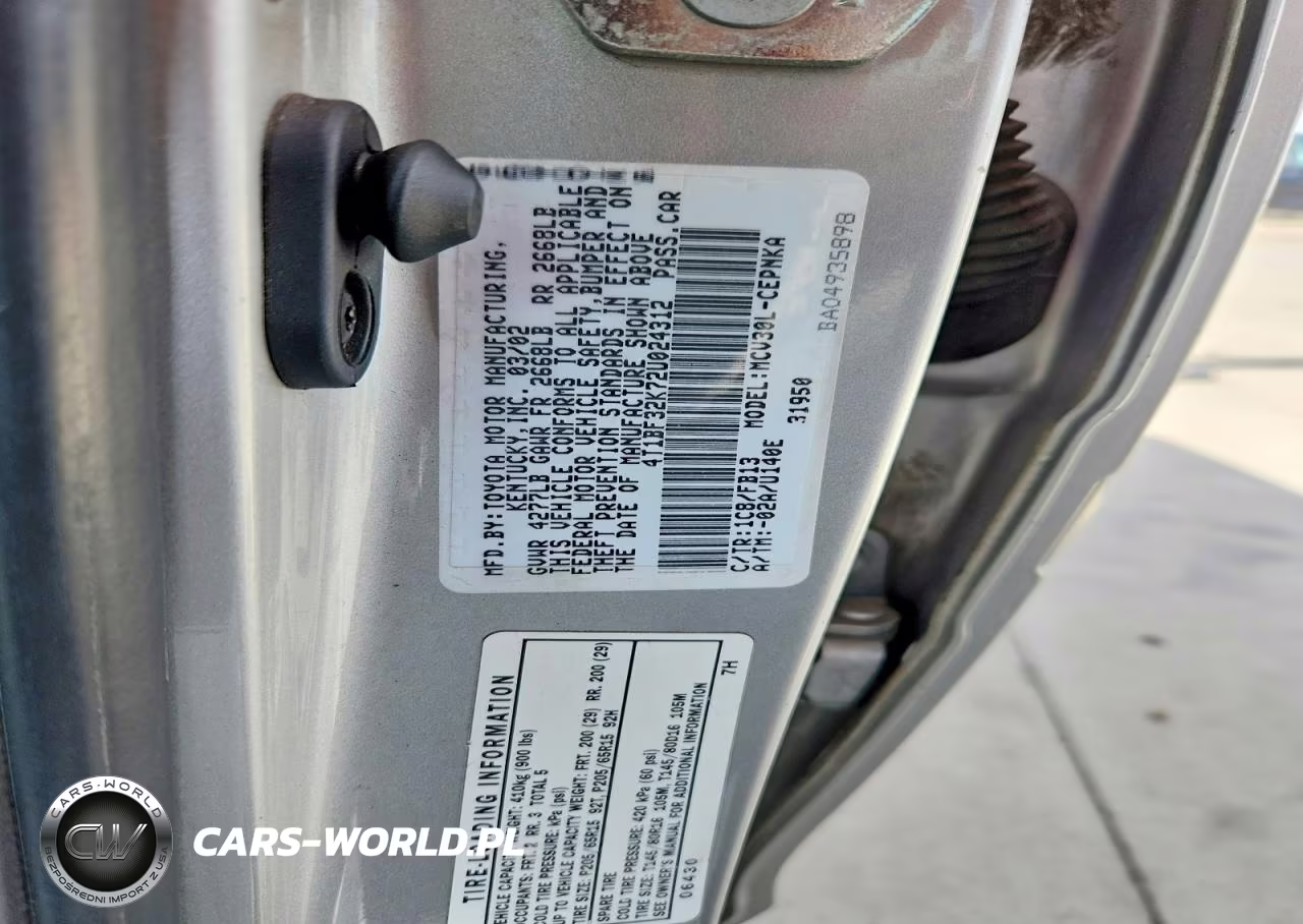 2002 Toyota Camry Le V6 VIN:4T1BF32K72U024312 - 12
