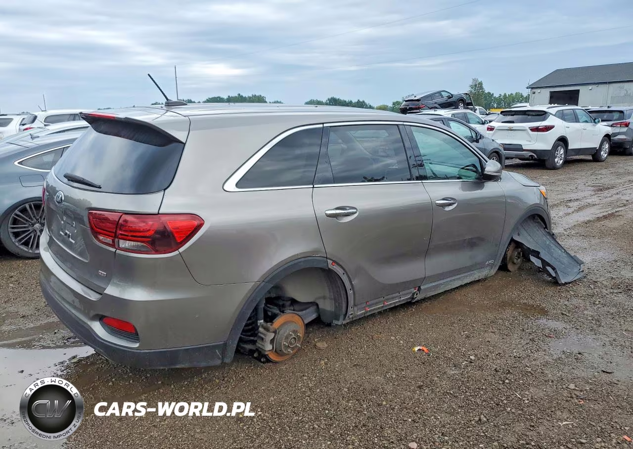 2019 Kia Sorento Lx VIN:5XYPGDA30KG476384 - 3