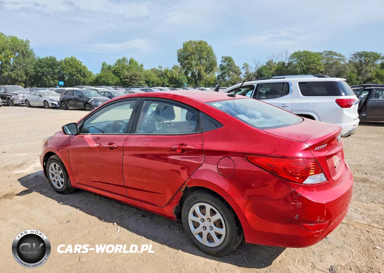 2013 Hyundai Accent Gls VIN:KMHCT4AE7DU494812 - 2