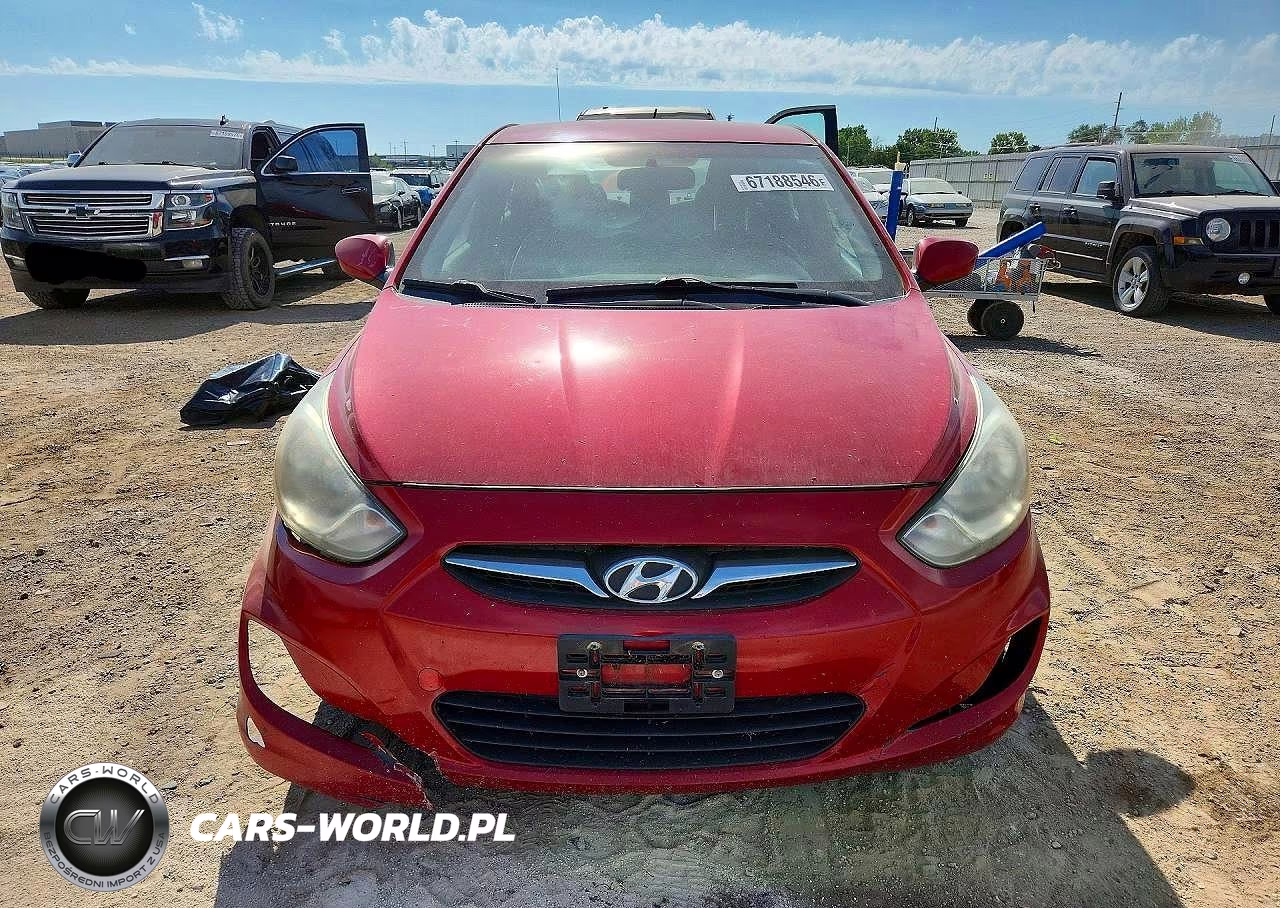 2013 Hyundai Accent Gls VIN:KMHCT4AE7DU494812 - 5