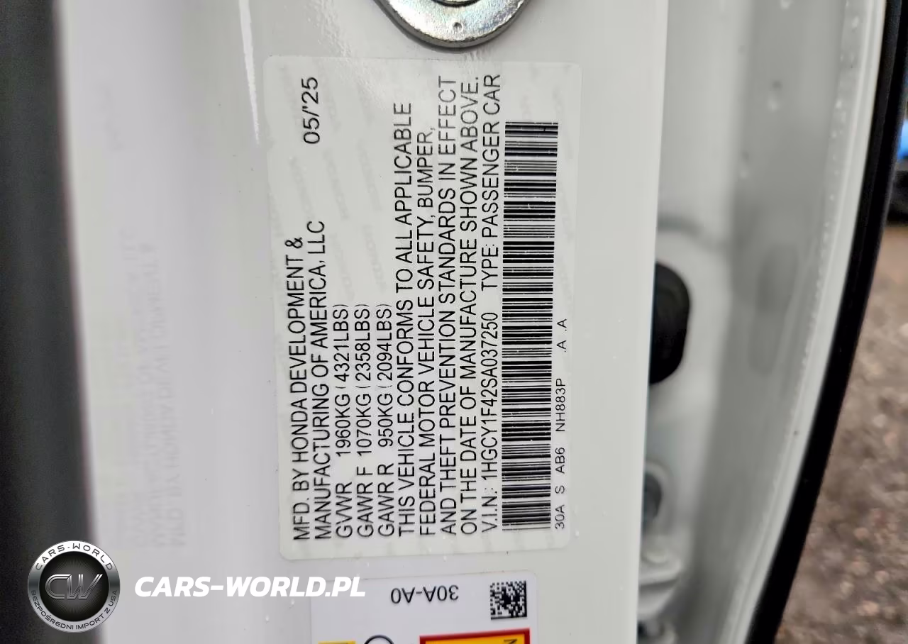 2025 Honda Accord Se VIN:1HGCY1F42SA037250 - 12
