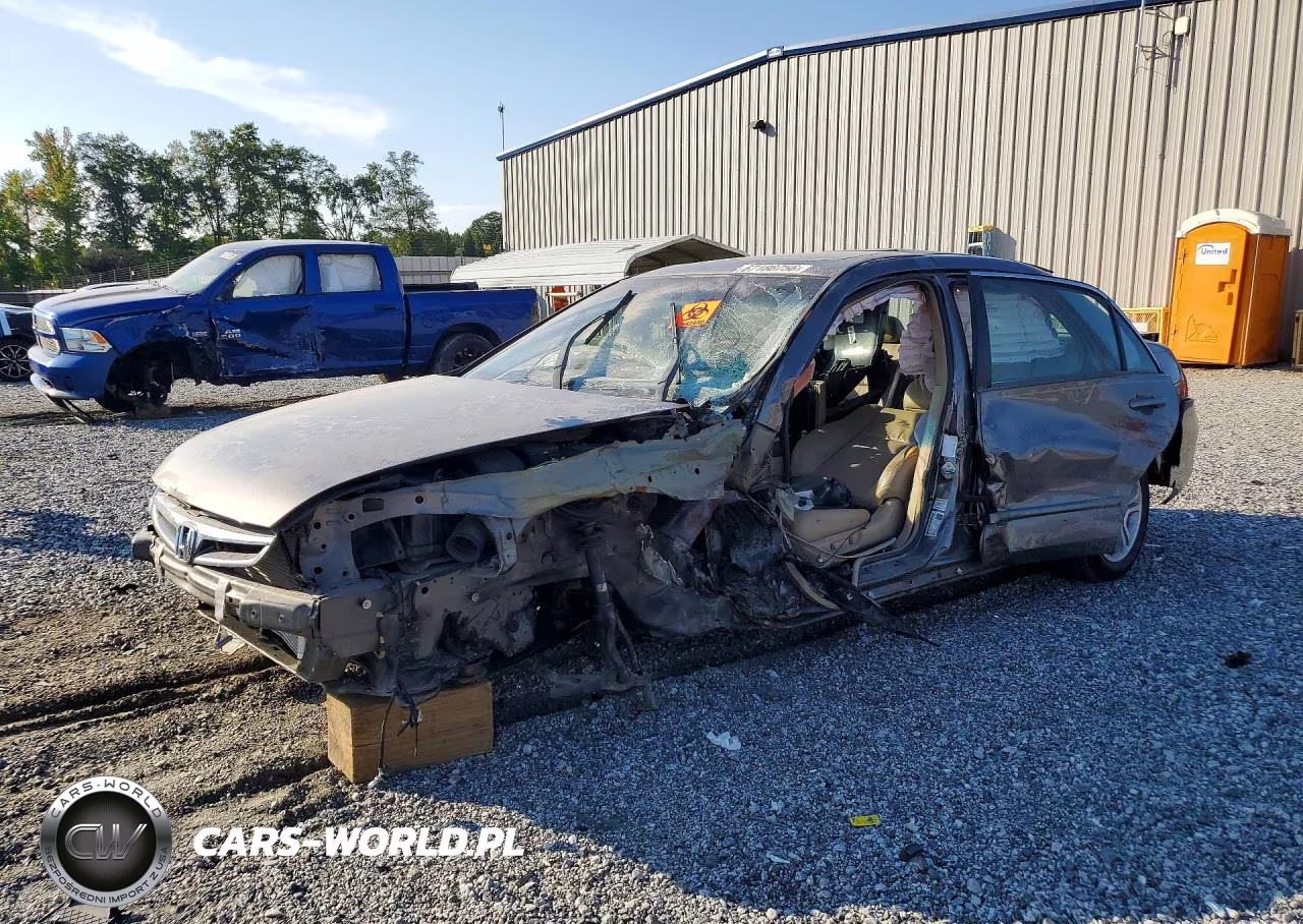 2007 Honda Accord Ex VIN:1HGCM56837A219262 - 1