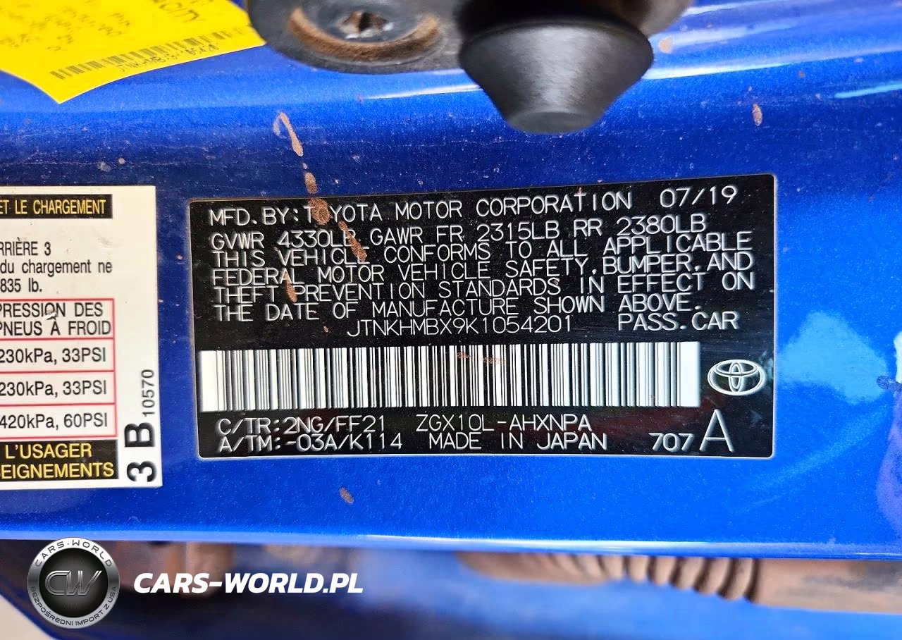 2019 Toyota C-Hr Xle VIN:JTNKHMBX9K1054201 - 12