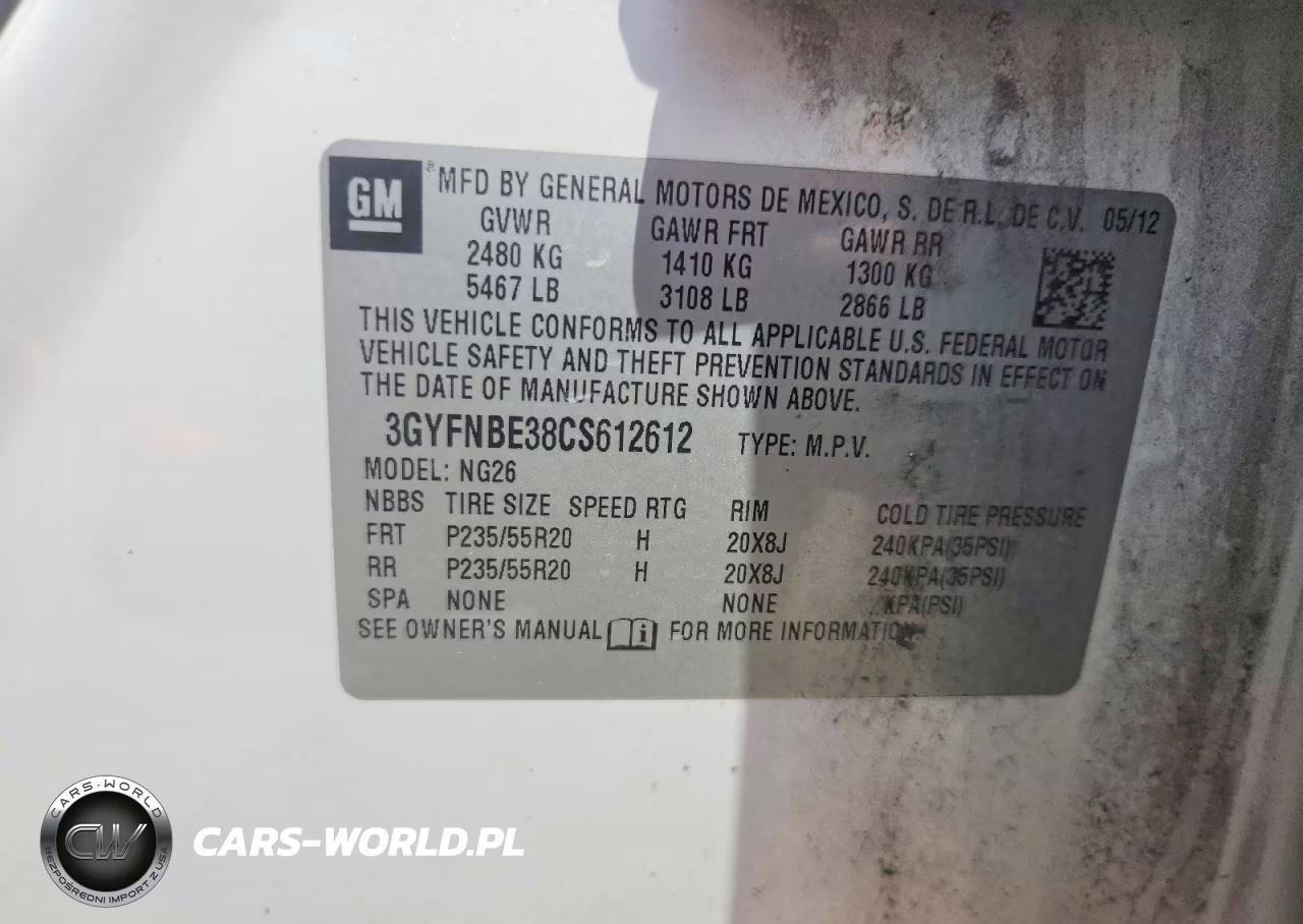 2012 Cadillac Srx Performance Collection VIN:3GYFNBE38CS612612 - 13