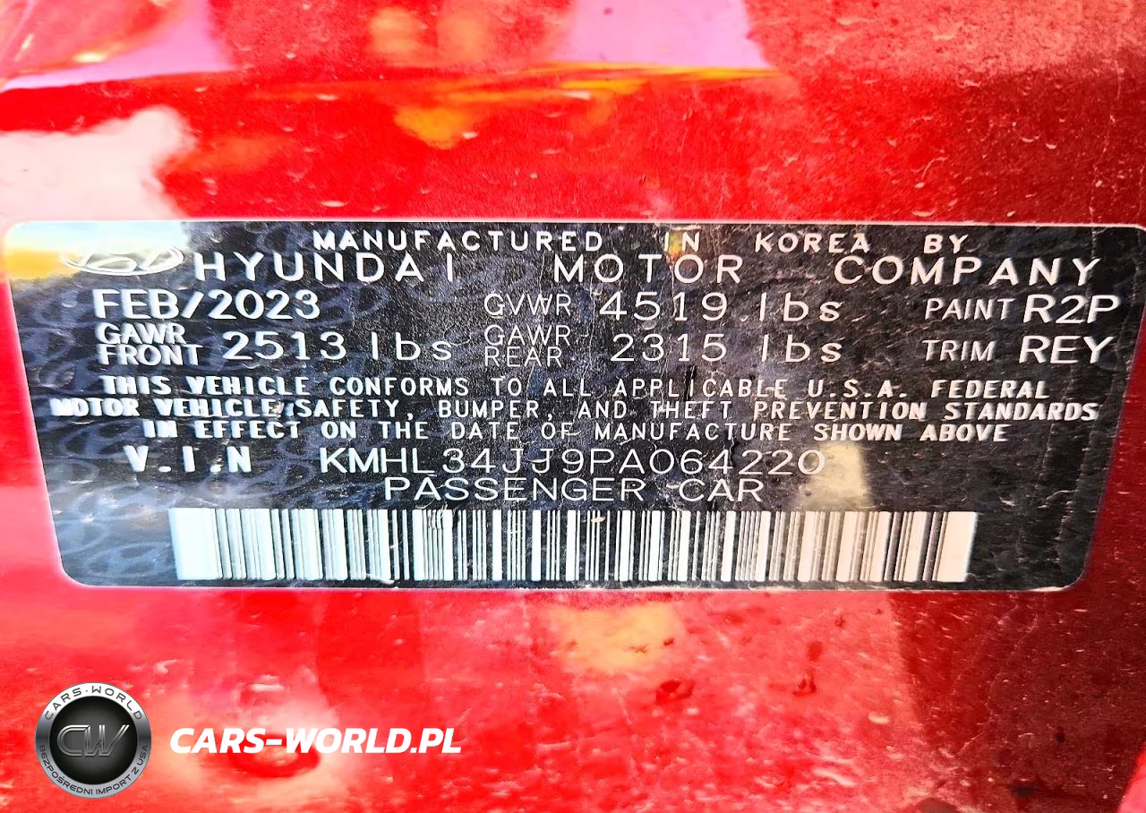 2023 Hyundai Sonata Hybrid Sel VIN:KMHL34JJ9PA064220 - 12