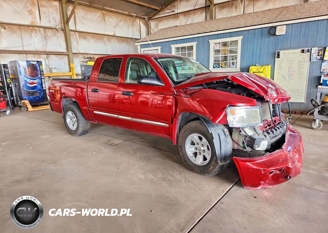 2008 Dodge Dakota Quad Laramie VIN:1D7HW58N28S602516 - 4