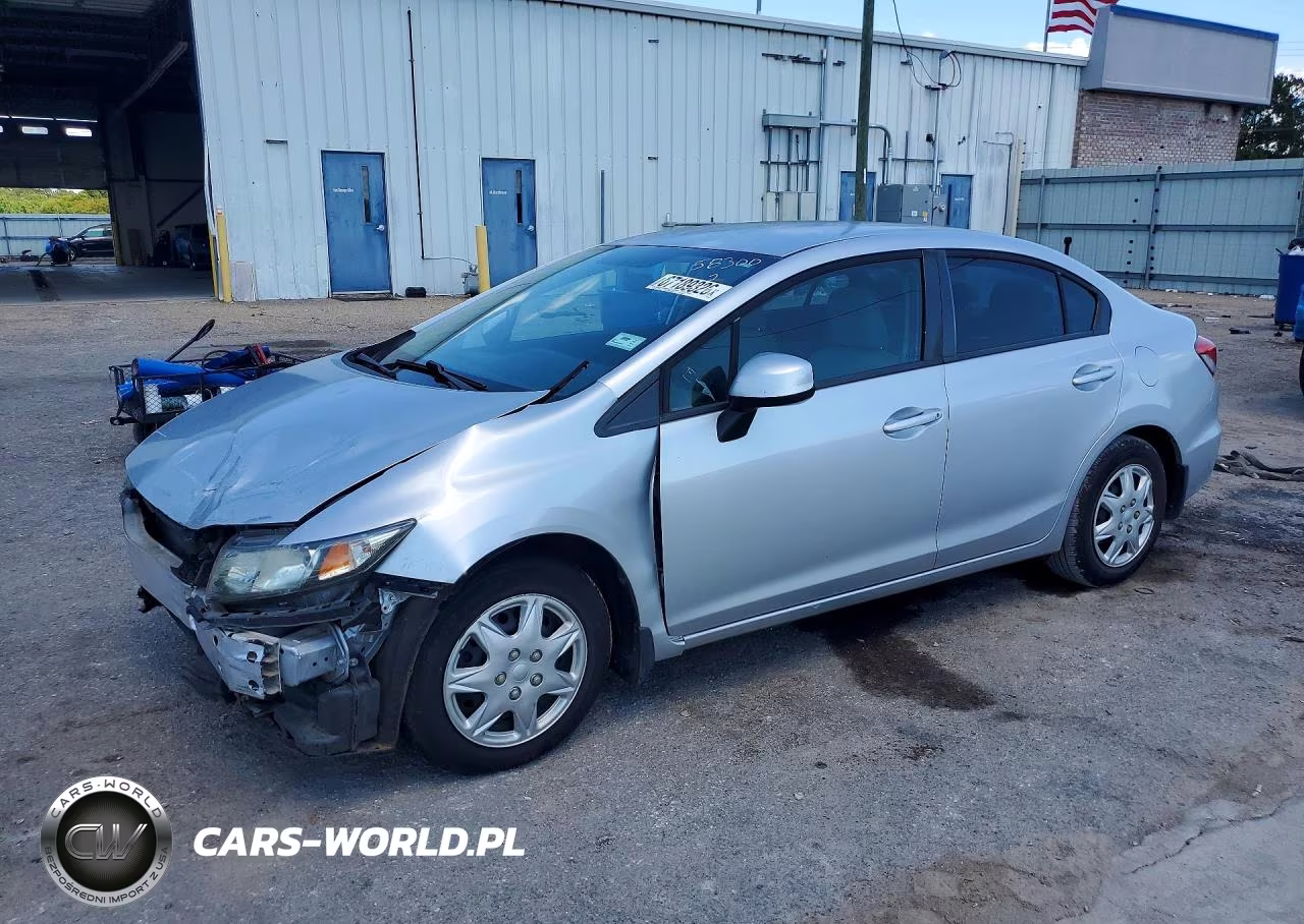 2013 Honda Civic Lx VIN:2HGFB2F59DH555910 - 1