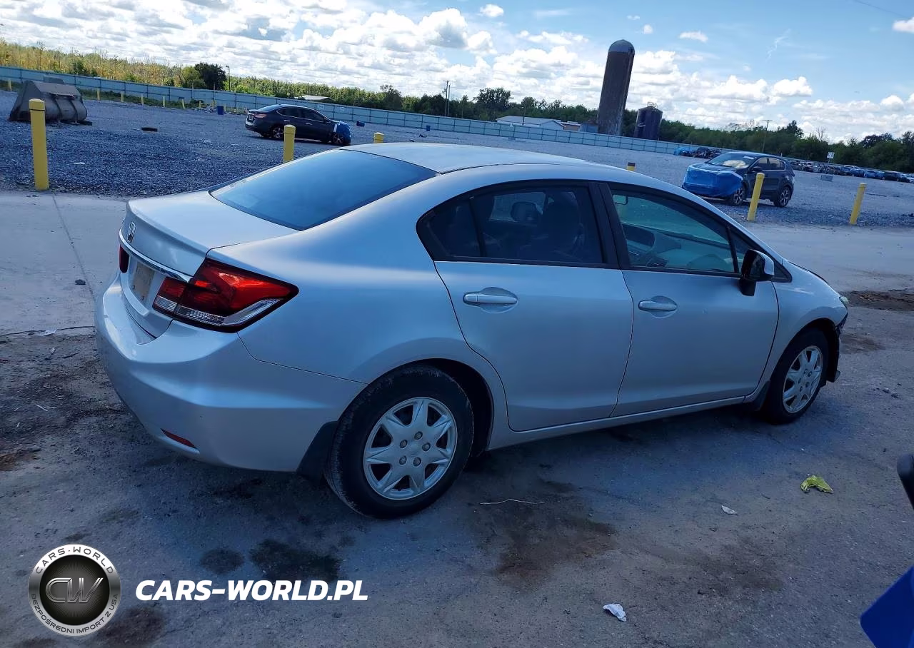 2013 Honda Civic Lx VIN:2HGFB2F59DH555910 - 3